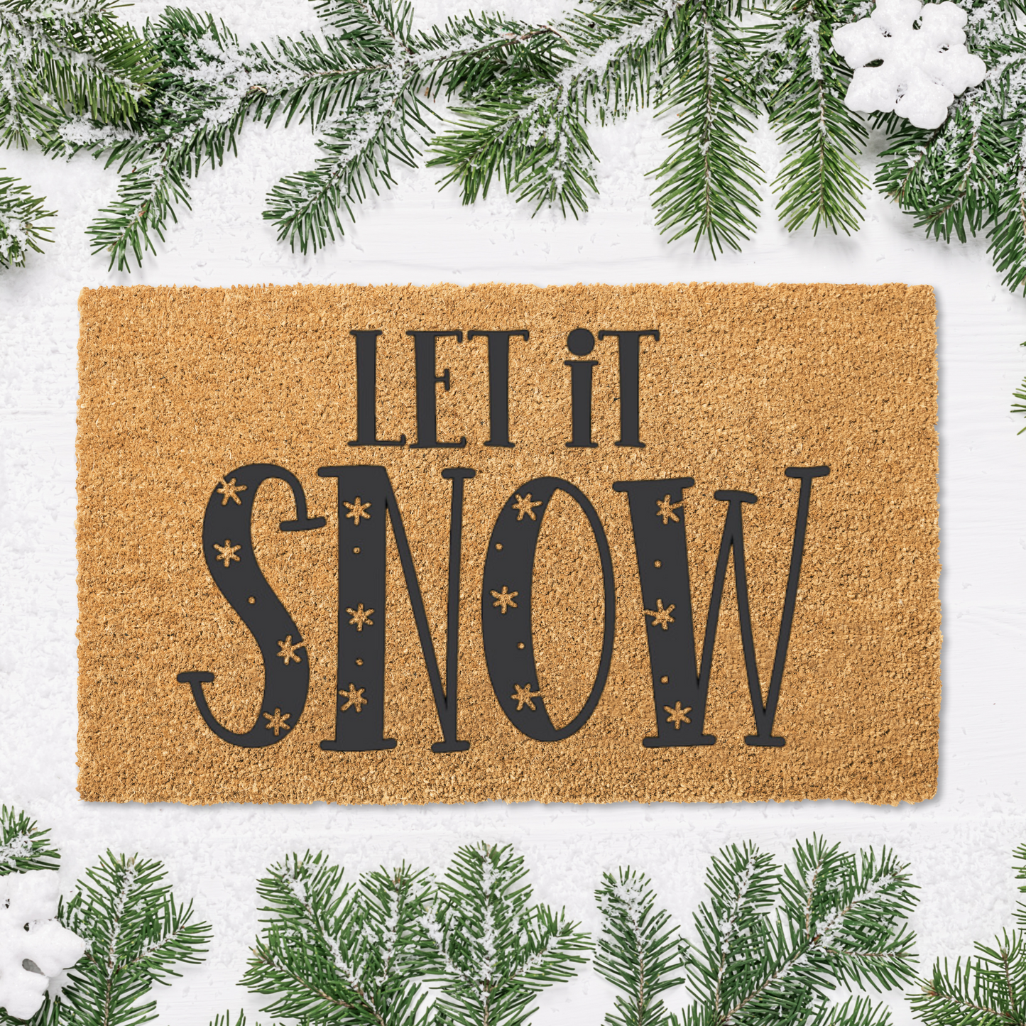 Let it Snow Doormat