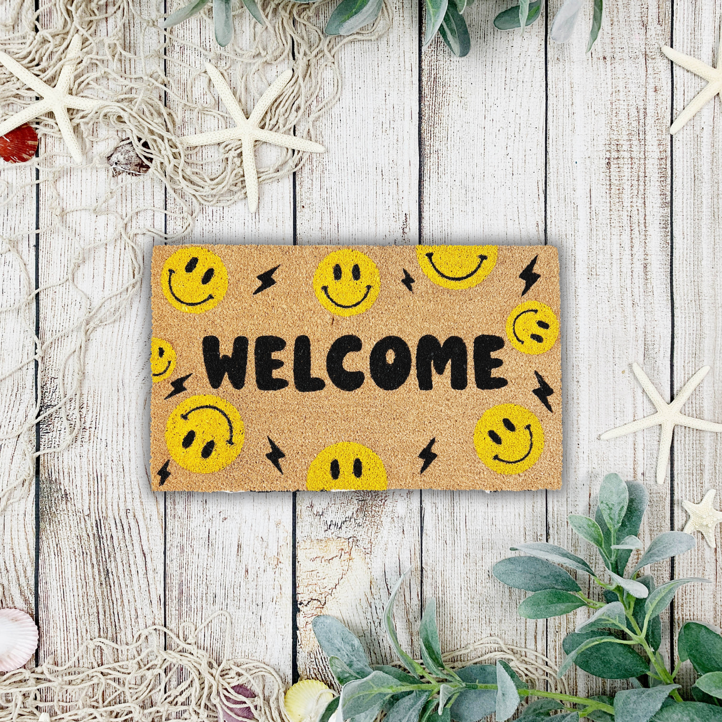 Smiley Face Doormat