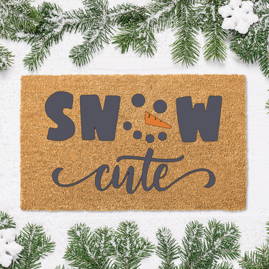 Snow Cute Doormat