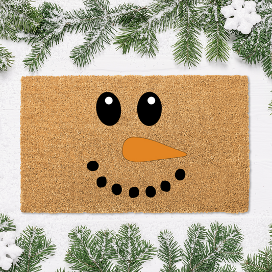 Snowman Doormat