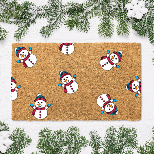 Snowmen Doormat